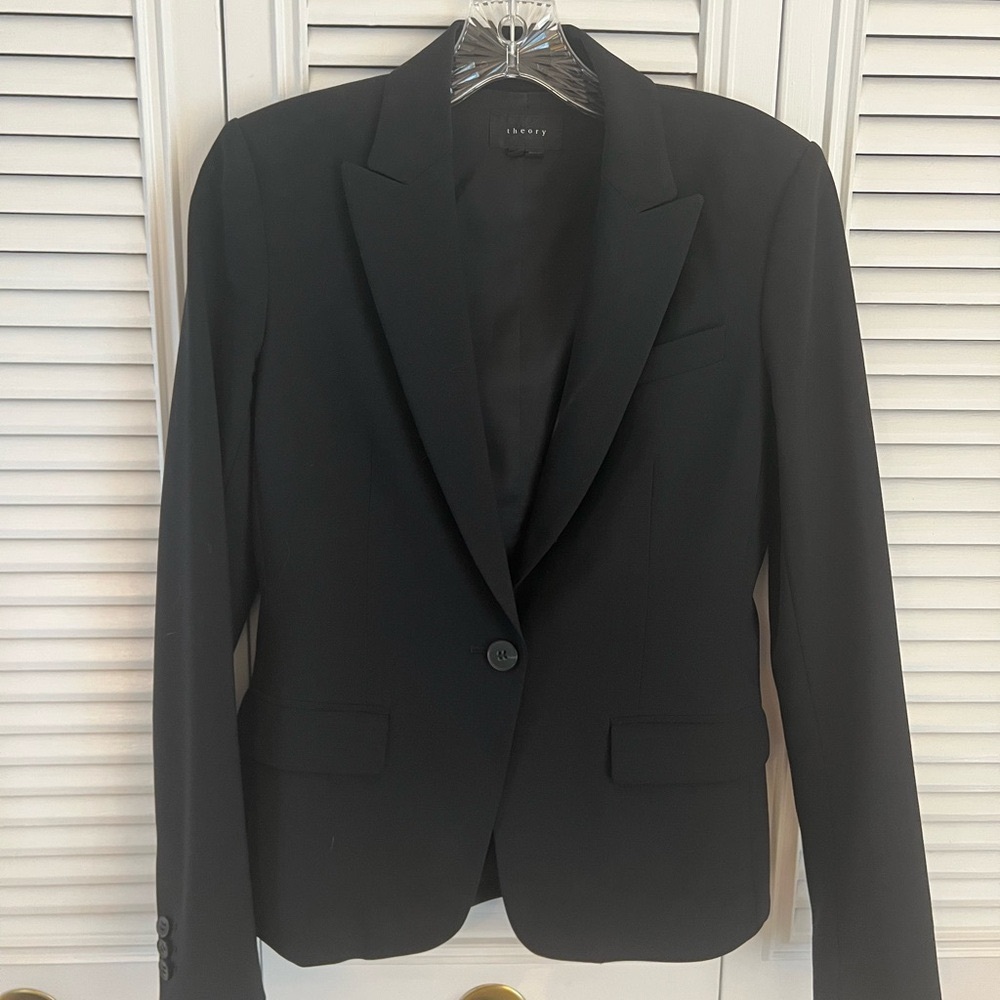 Theory Black Blazer
